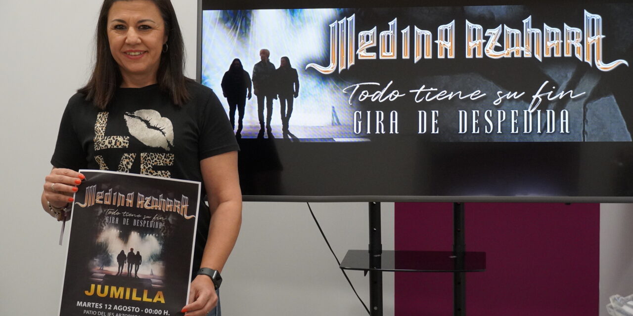 La concejala de Festejos ha presentado el concierto de feria de Medina Azahara