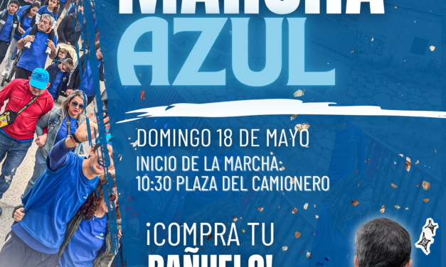 La III Marcha Azul de Aspajunide se celebra el domingo 18 de mayo