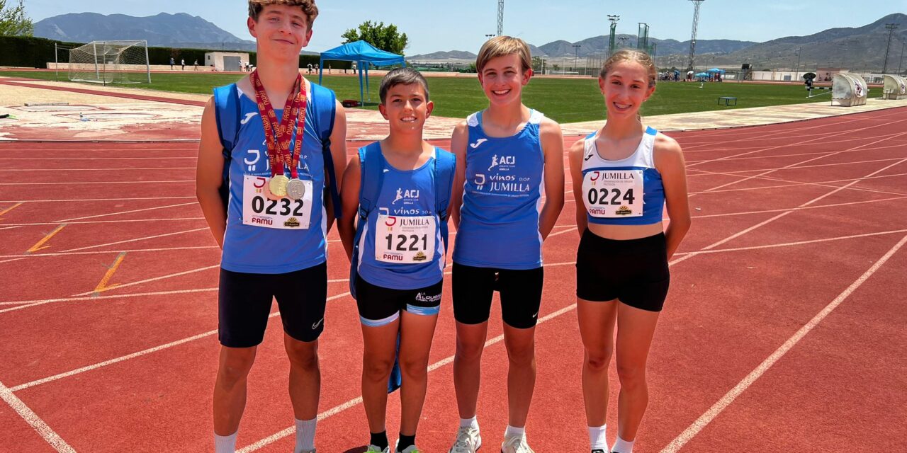El Athletic Club logra nueve medallas en las finales del Regional Sub-10, 12 y 14
