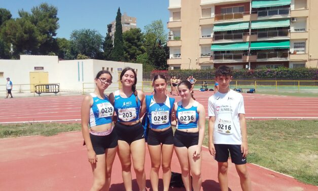 Alejandra Tomás y Ángeles Mateo, atletas destacadas del Campeonato Regional Sub-16 de Cartagena