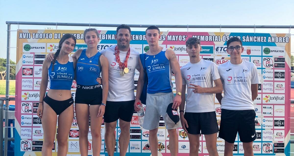 Jumilla brilla con ocho oros en el Campeonato Regional Máster
