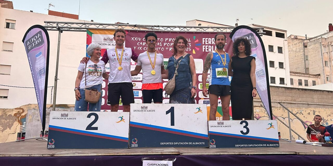 Lencina y Bernal, 3º y 4º de la Carrera Popular de Tobarra