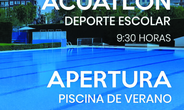 La Piscina de Verano abre mañana con una jornada deportiva escolar
