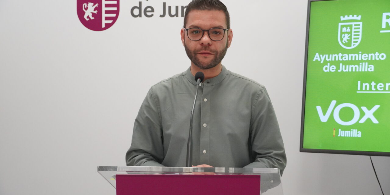 Vox: “Jumilla lleva dos años en punto muerto, con un equipo de Gobierno superado”