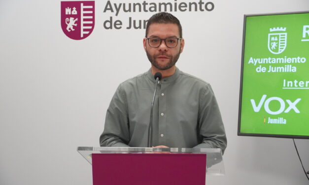Vox: “Jumilla lleva dos años en punto muerto, con un equipo de Gobierno superado”