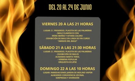 La Asociación de Vecinos La Esperanza, del barrio San Juan, celebrará las fiestas en honor a su patrón del 20 al 24 de junio