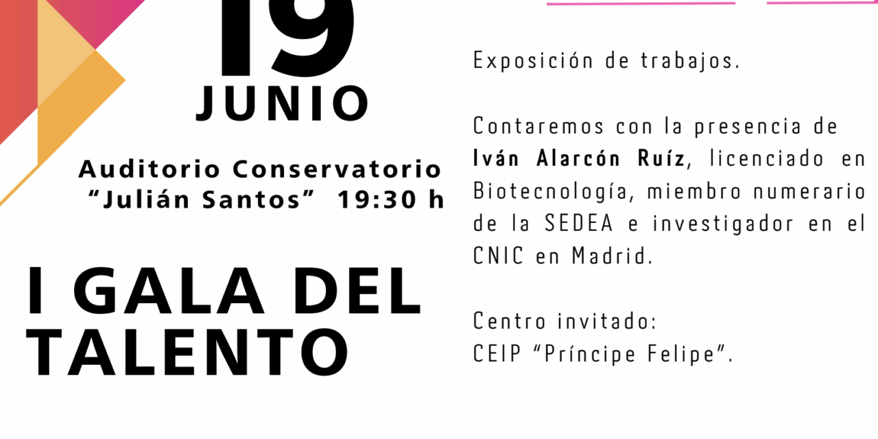 El IES Infanta Elena organiza la I Gala del Talento con el investigador Iván Alarcón Ruiz como invitado