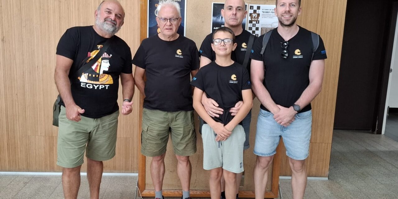 Crevillén, sexto y mejor veterano del XX Torneo de Ajedrez Bobby Fischer celebrado en Caudete