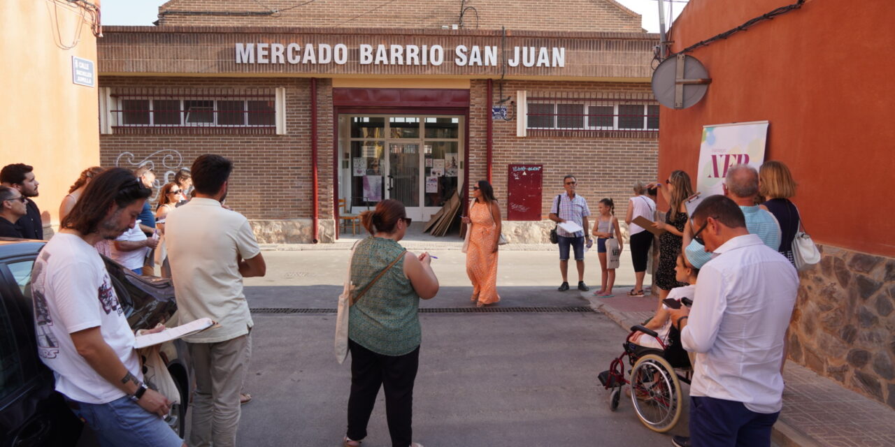 La estrategia Nueva Bauhaus reunió a 25 personas en un paseo por el barrio de San Juan