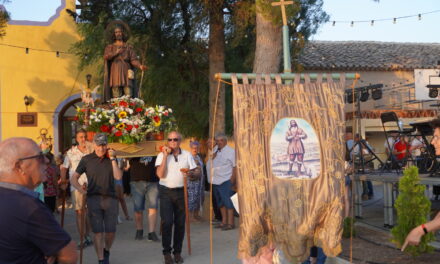 Los vecinos de la pedanía de La Raja rinden culto a San Isidro Labrador