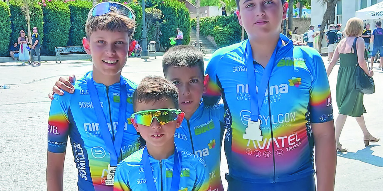 Lorquí pone a prueba a cinco componentes de la Escuela de Ciclismo