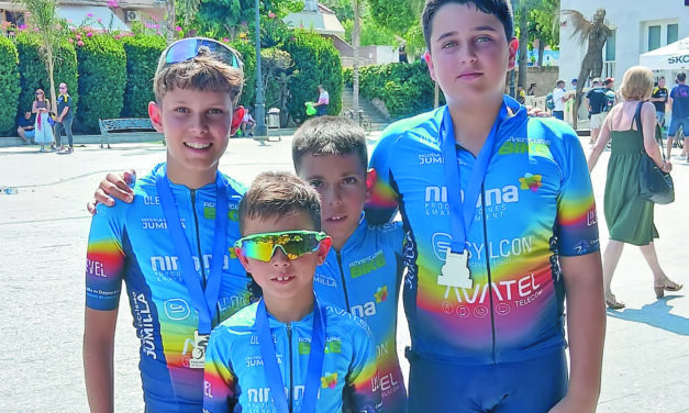 Lorquí pone a prueba a cinco componentes de la Escuela de Ciclismo