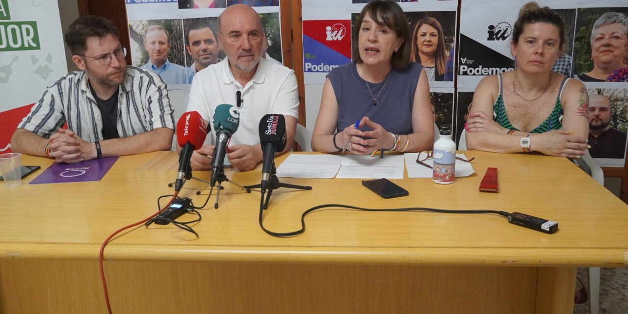 IU-Verdes y Podemos presentan tres enmiendas para el presupuesto de la comunidad autónoma