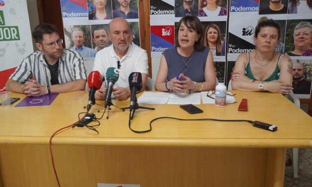 IU-Verdes y Podemos presentan tres enmiendas para el presupuesto de la comunidad autónoma