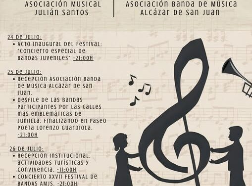 La Asociación Musical Julián Santos está lista para celebrar su XXVII Festival de Bandas