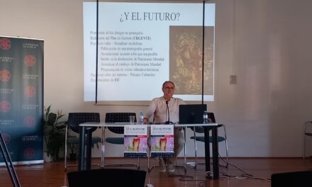 Emiliano Hernández imparte una clase magistral del Arte Rupestre en Jumilla