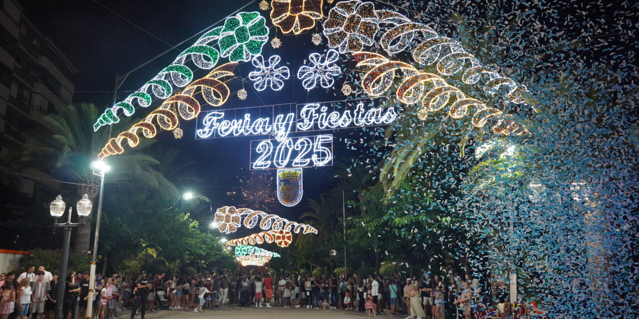 El monumento a la Fiesta de la Vendimia marca la inauguración de la Feria y Fiestas Patronales de Jumilla