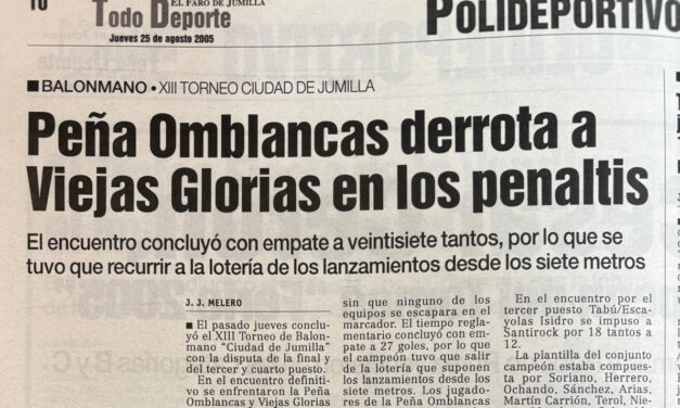 Jumilla celebra 25 años de pasión por el balonmano en su torneo de verano