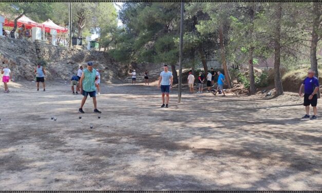 Jesús Sánchez Molina, finalista de consolación del Torneo de Petanca del Paredón