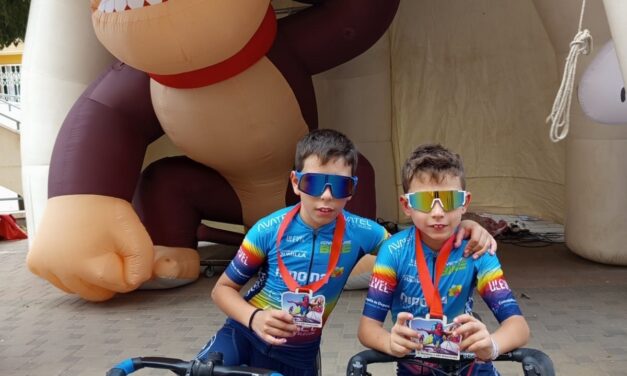 La Escuela de Ciclismo encara la recta final de la campaña con dos podios