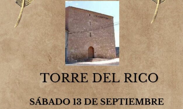 La Torre del Rico acoge el próximo sábado un acto poético y musical a cargo de la Asociación Cultural La Platea