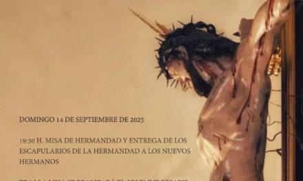 La Hermandad del Cristo de la Salud celebra el domingo la Exaltación de la Santa Cruz