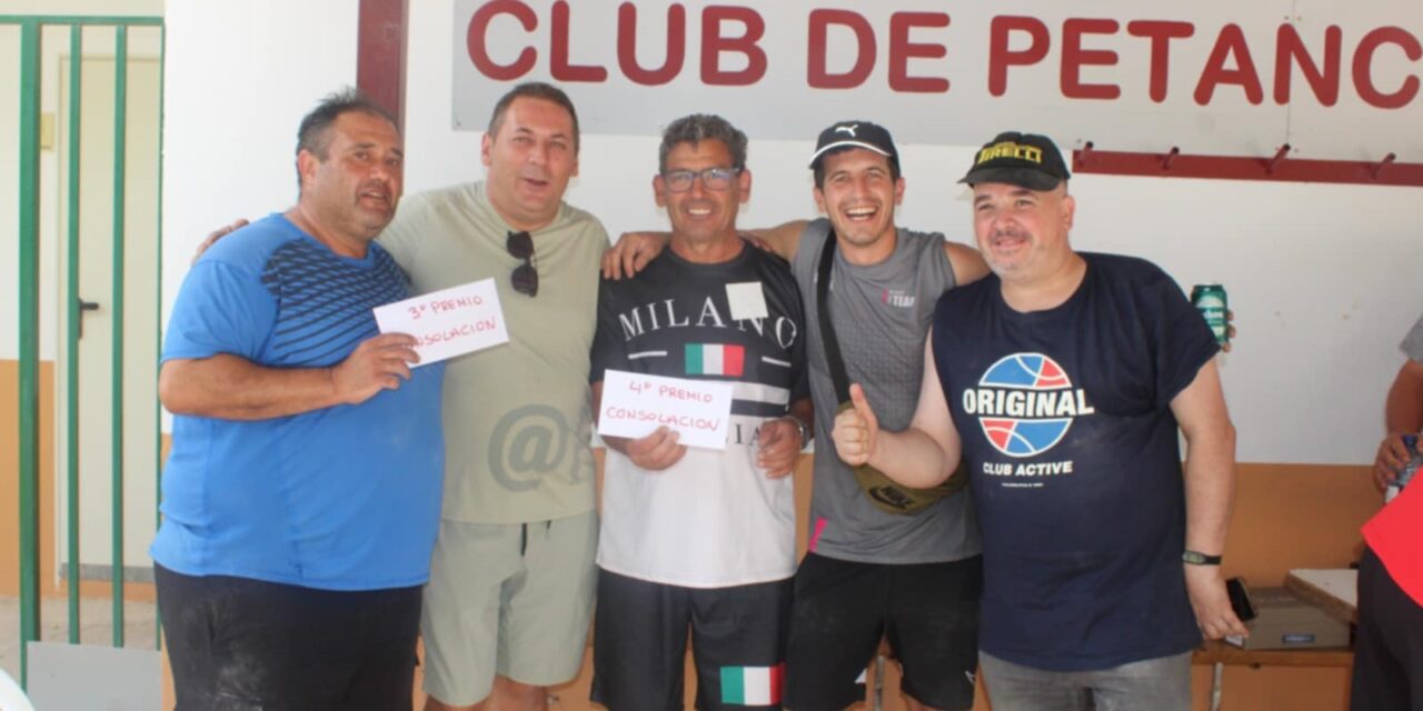 Jesús Sánchez ficha, debuta y triunfa con el Club de Petanca Yecla