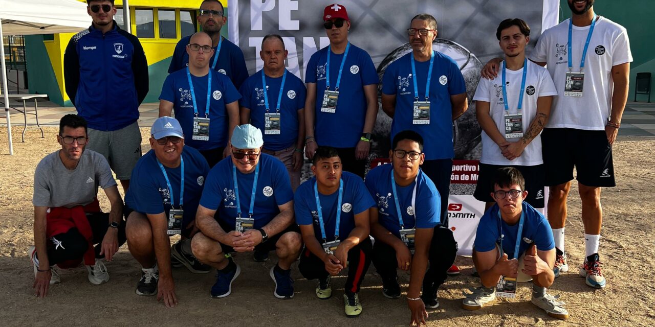 Aspajunide logra tres medallas en el Nacional de Petanca que se disputó en Jumilla
