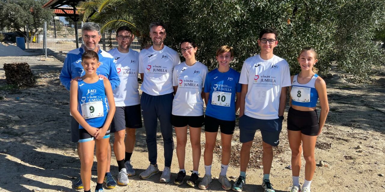 Once atletas y dos podios en el regreso de Ceutí al calendario FAMU de la Liga Regional de Cross