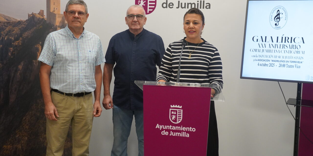 La Coral Jumillana Canticorum celebra este sábado su 25 aniversario con una gala lírica