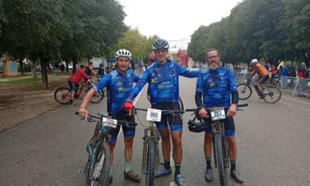 Edu Morcillo consigue latercera plaza máster-40 de la Btt Ironmanchuela de Casas Ibáñez