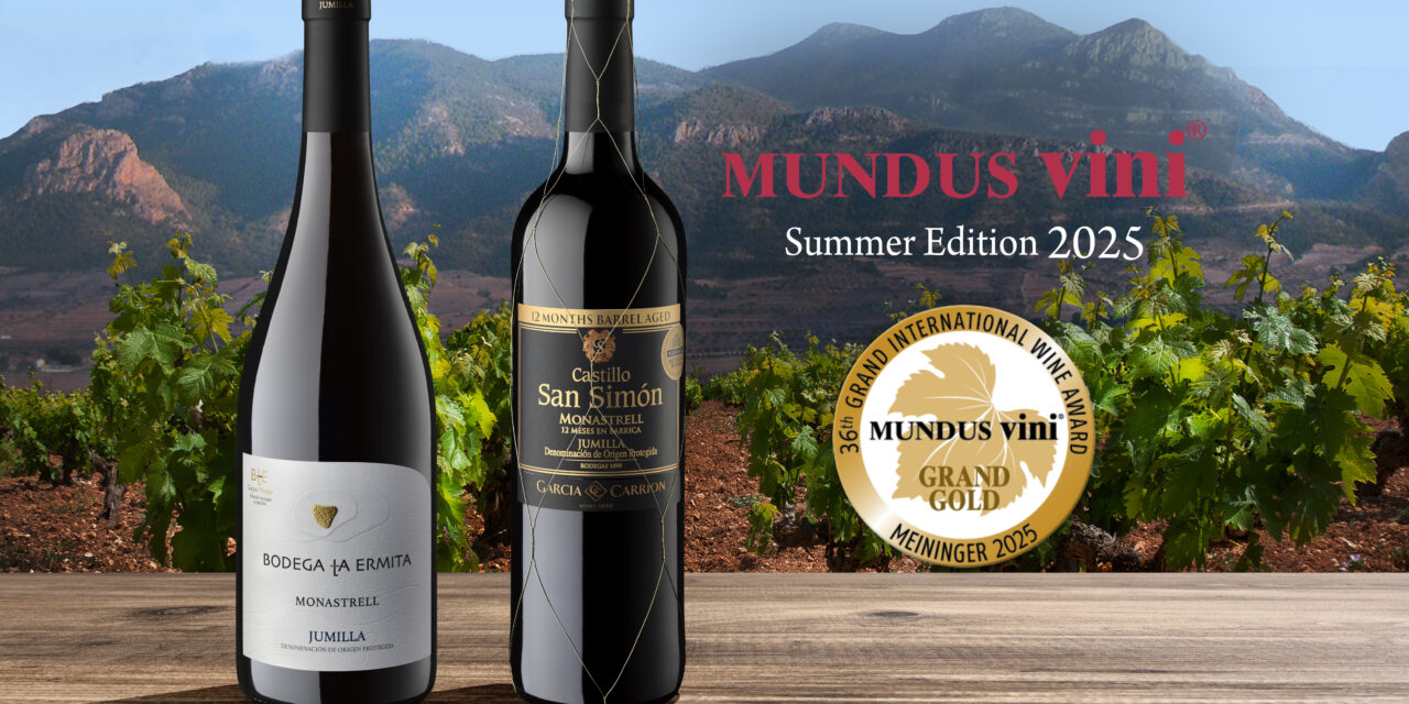 La empresa jumillana García-Carrión logra dos Gran Oro en Mundus Vini 2025