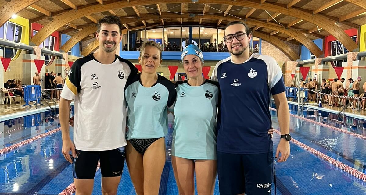 Cinco puestos de podio para el Club Natación Jumilla en la jornada de Liga Máster de San Javier