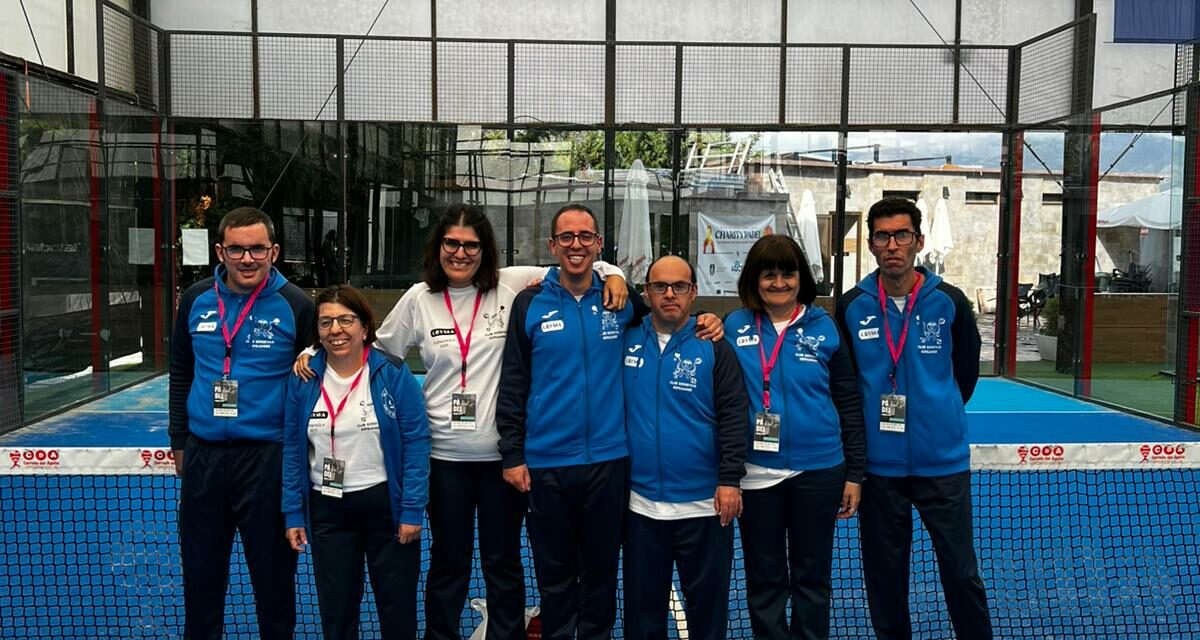 Siete deportistas de Aspajunide representan a Jumilla en el Nacional de Pádel FEDDI 2025