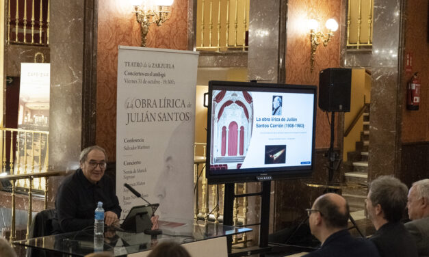 El archivo del teatro de la Zarzuela ya cuenta con las obras de Julián Santos
