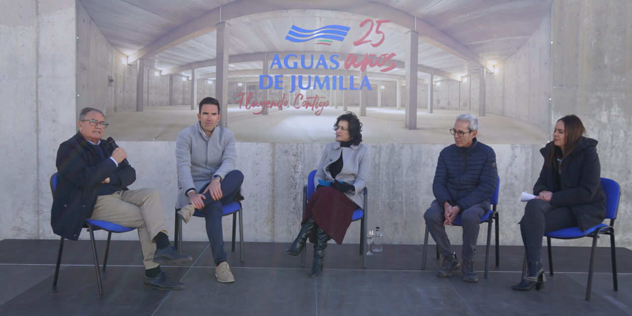 Aguas de Jumilla celebra sus 25 años con la inauguración de un nuevo depósito