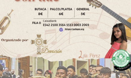 La Asociación la Devoción de Jumilla realizará un concierto benéfico a favor de ASFAPE y la enfermedad de Perthes