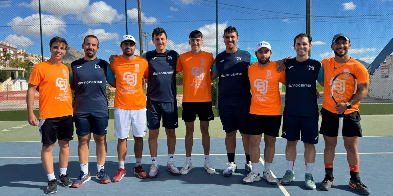 El segundo partido de dobles decide el primer choque a favor del Club de Tenis Jumilla (4-3)