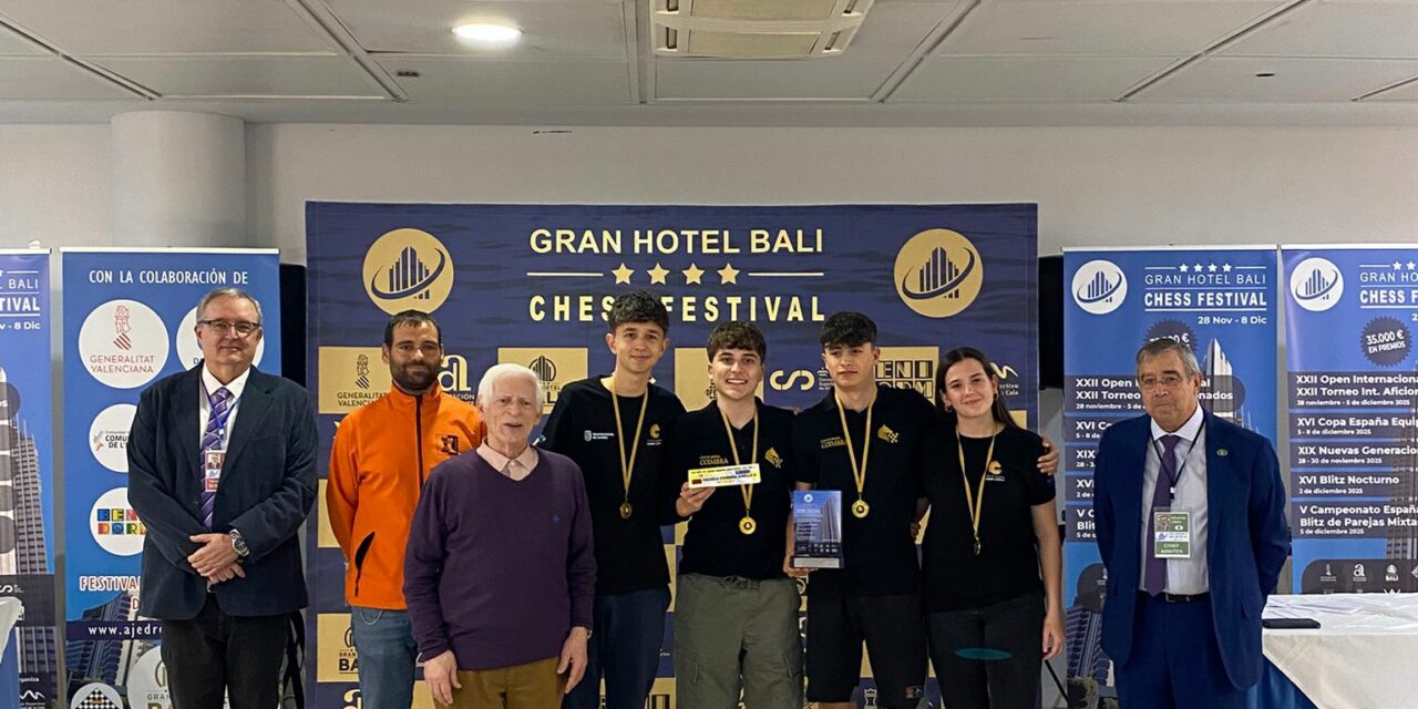 El Coimbra, tercero en la Copa de España Sub-16 por Equipos