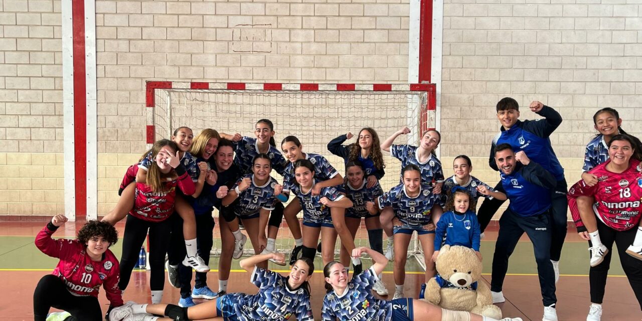Victoria clave del balonmano Infantil Femenino sobre Molina, que le coloca segundo