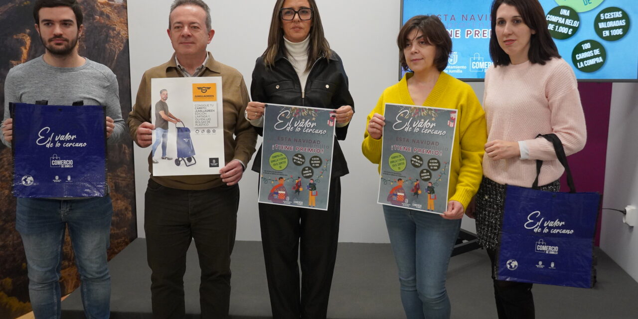 Comercio sorteará 5 cestas de Navidad de 100 euros y una compra reloj valorada en 1.000