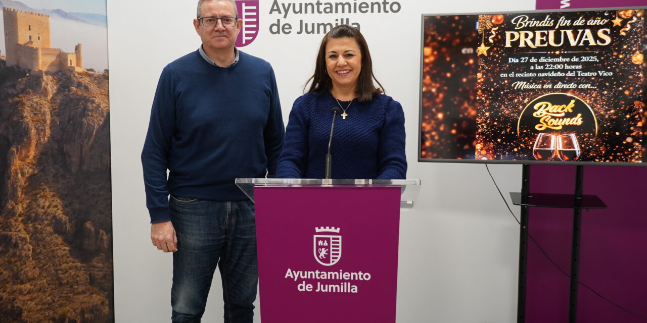 Jumilla brindará por el nuevo año en el acto de las Preuvas este sábado en el recinto navideño