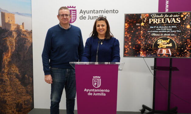 Jumilla brindará por el nuevo año en el acto de las Preuvas este sábado en el recinto navideño