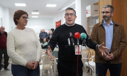 Patxi López anima a los socialistas a “reaccionar ante los discursos de odio del PP y de Vox”