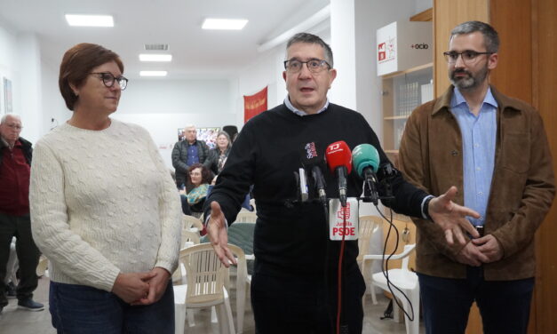 Patxi López anima a los socialistas a “reaccionar ante los discursos de odio del PP y de Vox”