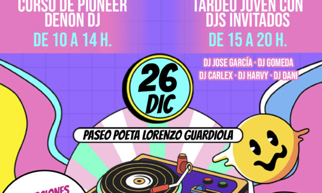 Juventud organiza un curso de DJ y un tardeo joven para el viernes