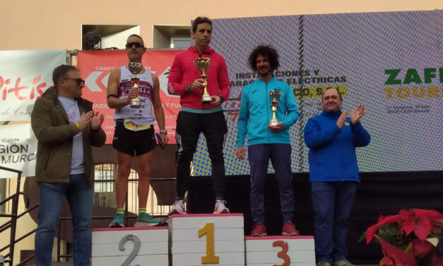 Antonio Oma, segundo en máster-45 de los 11K Solidarios de Cieza