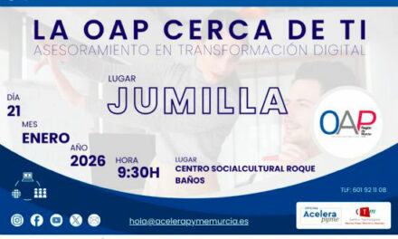La oficina Acelera Pyme llega a Jumilla mañana para impulsar la transformación digital de las empresas