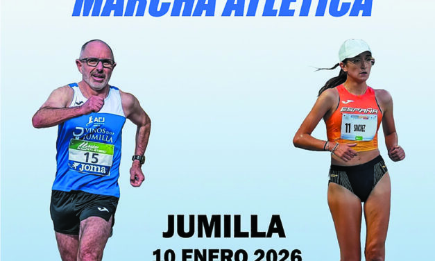 Jumilla estrena 2026 organizando el Regional de Marcha Atlética