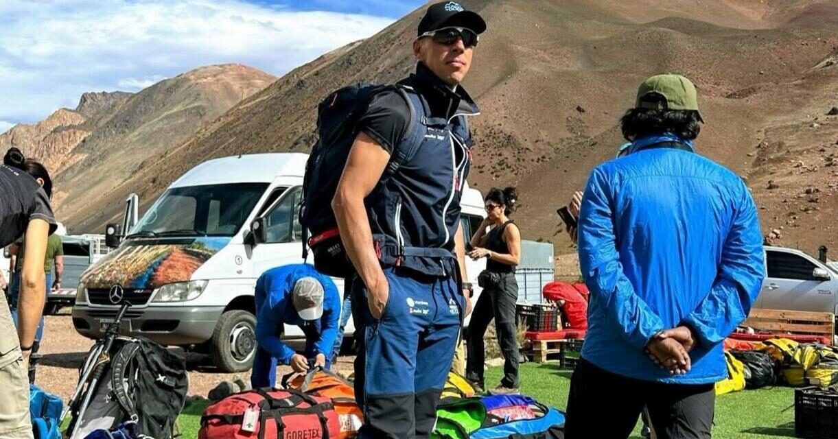 Antonio Toral prevé alcanzar hoy el campo base del Aconcagua, nueva etapa del Desafío +8.000
